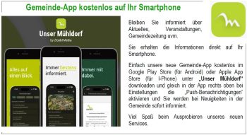 Gemeinde-App kostenlos auf Ihr Smartphone